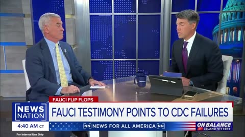 Wenstrup Joins Leland Vittert on NewsNation to Discuss Dr. Fauci's Transcribed Interview
