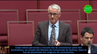 Australian Senator Rennick challening the 12 doses/person bought for COVID-19 vaccines