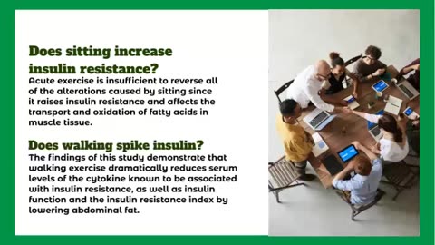 Does standing help with insulin sensitivity