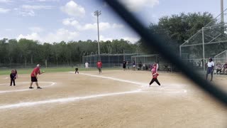 First Softball Hit