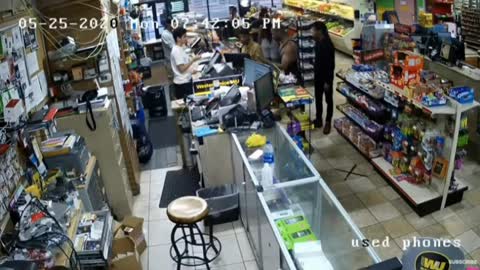 George Floyd at Cup Foods - Surveillance Video