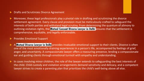 Navigating the Maze of Separation: The Vital Role of Mutual Consent Divorce Lawyers in Delhi