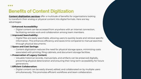 Unlocking the Future: Content Digitization Services