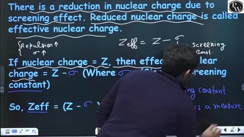 Periodic Properties 7 | Z effective | Effective nuclear charge | Screening Effect | Shielding Effect