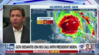 Gov. Ron DeSantis describes his conversation with Biden about Hurricane Ian