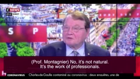 Luc Montagner (Nobel Prize Winner): Sars-CoV-2 is Man-Made