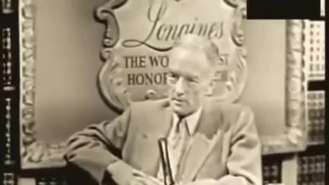 Admiral Byrd Longines Chronoscope Interview 1954 Talking