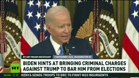 Biden Told Us His DOJ Would Stop Trump From Running