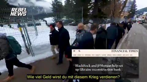 💰 Rebel News confronts former Swiss National Bank now Blackrock Deputy Chairman Philipp Hildebrand in Davos