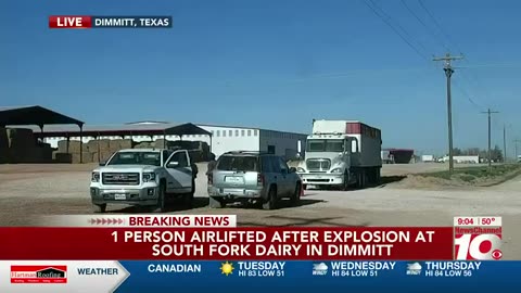 ALERT: MASS CASUALTY INCIDENT DECLARED AFTER EXPLOSION AT DAIRY FARM IN TEXAS