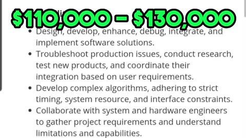 TECH Job of the Day💰 $110K-$130K 🔥HIRING NOW! Senior Software Developer