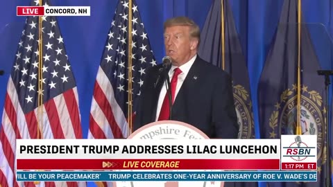 TRUMP: "All of us here today are on a mission to liberate our nation from a corrupt Washington swamp