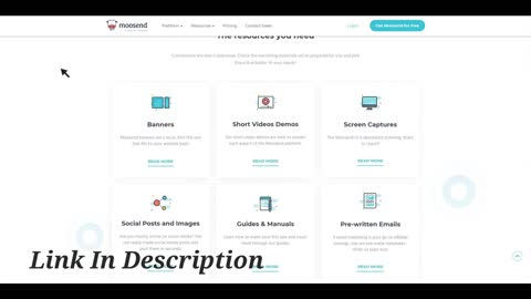 Moosend Affiliate Resources | Moosend email marketing tools review