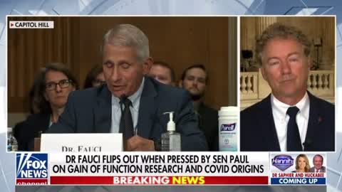 Rand Paul Announces He Will Request DOJ Seek Criminal Complain against Fauci For Lying To Congress