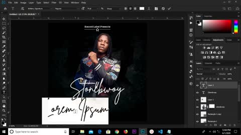 How to create a Music Cover Art Design | Photoshop Tutorials