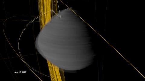 Slings Orbital Web Around Asteroid to Capture Sample _ 4K