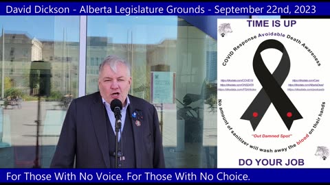 David Dickson - Alberta Legislature Grounds - September 22nd, 2023