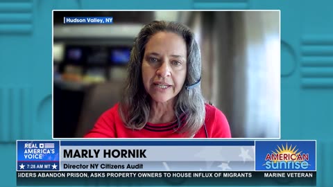 Marly Hornik NY Citizens Audit Director on American Sunrise 5-12-2023