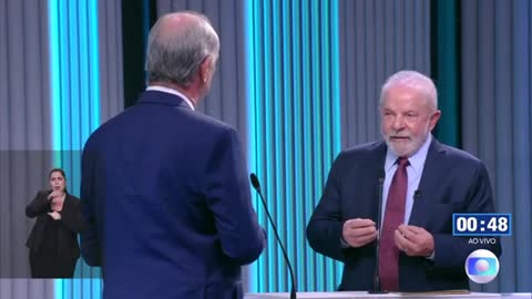 Lula (PT) pergunta para Ciro Gomes (PDT) sobre cultura #DebateNaGlobo