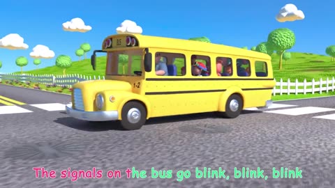 Wheels on the Bus | CoComelon Nursery Rhymes & Kids Songs