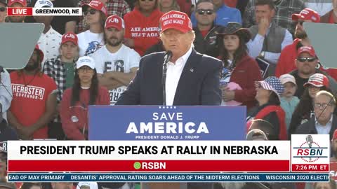 Rally LIVE: President Donald J. Trump Speech in Greenwood, NE