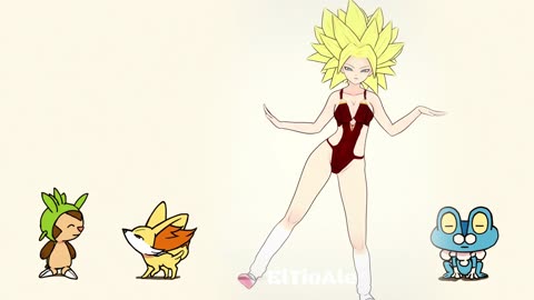 Caulifla Bikini Dragon Ball Pokémon dancing POKÉDANCE #mmd #Caulifla #DragonBall