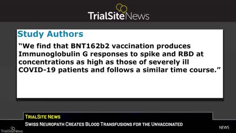 Switzerland Group To Provide Unvaccinated Blood Transfusions For The Unvaccinated