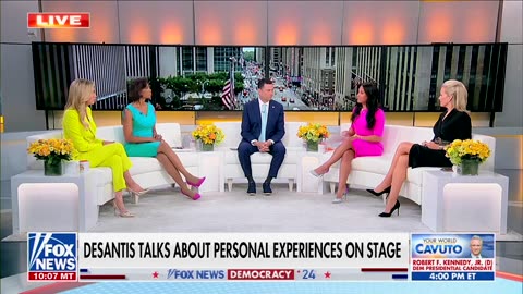 The 'Outnumbered' panel discusses the impact of DeSantis sharing personal stories during GOP debate