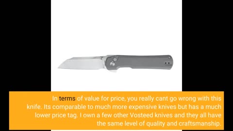Customer Reviews: Vosteed EDC Knife, Lightweight Folding Pocket knife with Clip for Men and Wom...