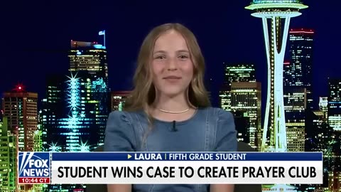 'PRAY TOGETHER'_ 11-year-old wins case to start prayer club at school Greg Gutfeld Show Fox News