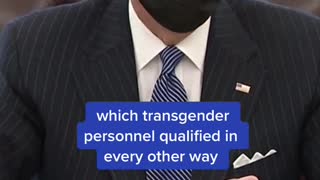Biden reversed a Trump-era ban on transgender people serving in the military.