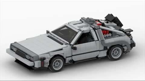 Lego MOC DMC DeLorean (Back to the Future)