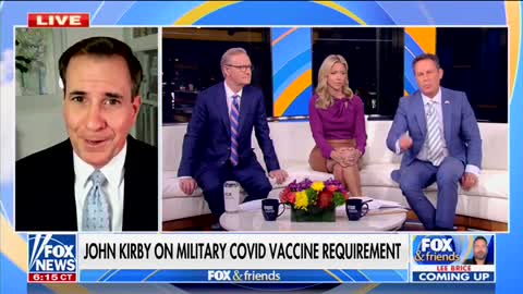 Brian Kilmeade, White House Official Clash Over Military Vaccine Mandate