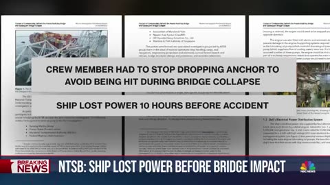 Ship that caused Baltimore bridge collapse lost power twice before slamming into pillar