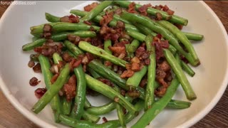 Sautéed Green Beans With Bacon