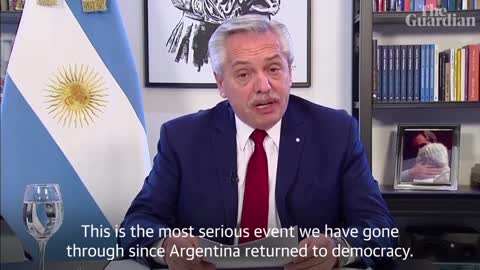 Attack on Argentina vice-president 'most serious event since return of democracy'