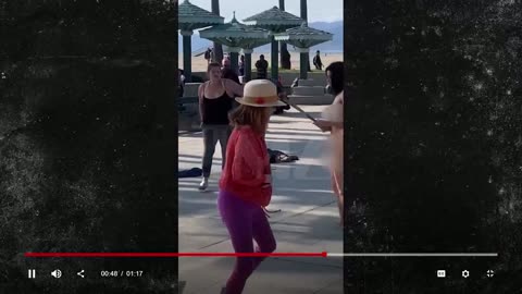 BABE THE BARBARIAN---NAKED LADY BRAWLS AT VENICE BEACH ...Duels with Spiked Clubs!!!