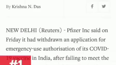 Why didn't Pfizer go to India?