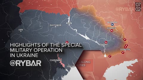 ❗️🇷🇺🇺🇦🎞 Rybar Daily Digest of the Special Military Operation: February 6-7, 2024