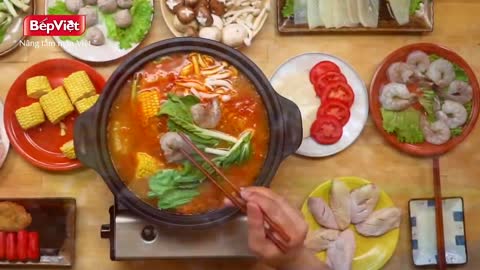 Lẩu Thái tại gia với Xốt lẩu TOMYUM chua cay cực đã (1)