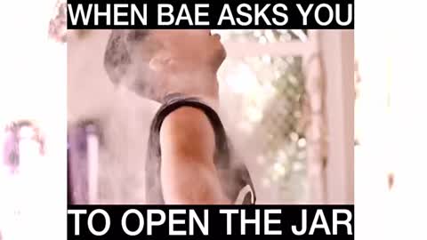 When Bae asks you to open the jar....