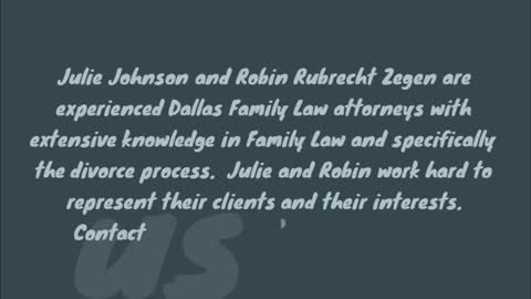 Dallas family law attorney