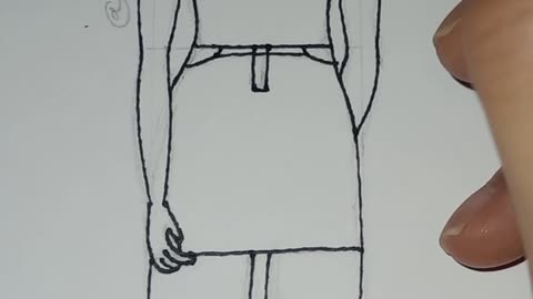 If Arthur Was A Girl Inspired Fashion Illustration Line Drawing