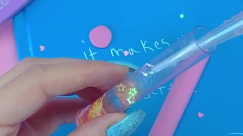 DIY - HOW TO MAKE UNICORN LIQUID PEN - BACK TO SCHOOL HACKS and CRAFTS -Easy School Supplies #shorts