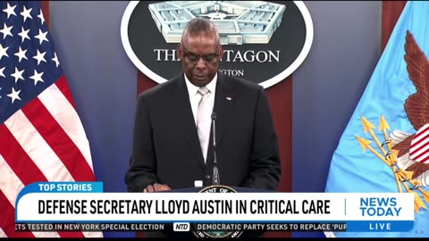 Defense secretary Lloyd Austin in critical care