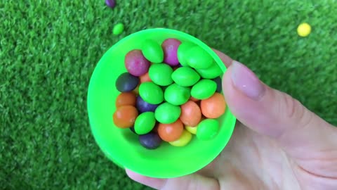 Satisfying Video Full Of Skittles
