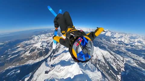 GoPro Awards_ Combining Skydiving + Skiing in the French Alps _ Fred Fugen