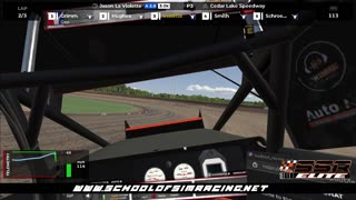 iRacing 2024, Checkered Flag Racing League, 410 Winged Sprint Cars @ Cedar Lake w/ Jason La Violette