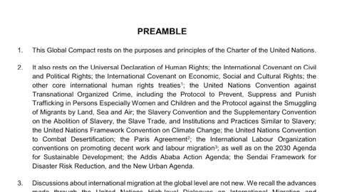UN global compact for migration