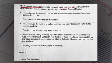 Hawaii Election Corruption Revealed